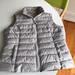Hollister grey down vest. Large